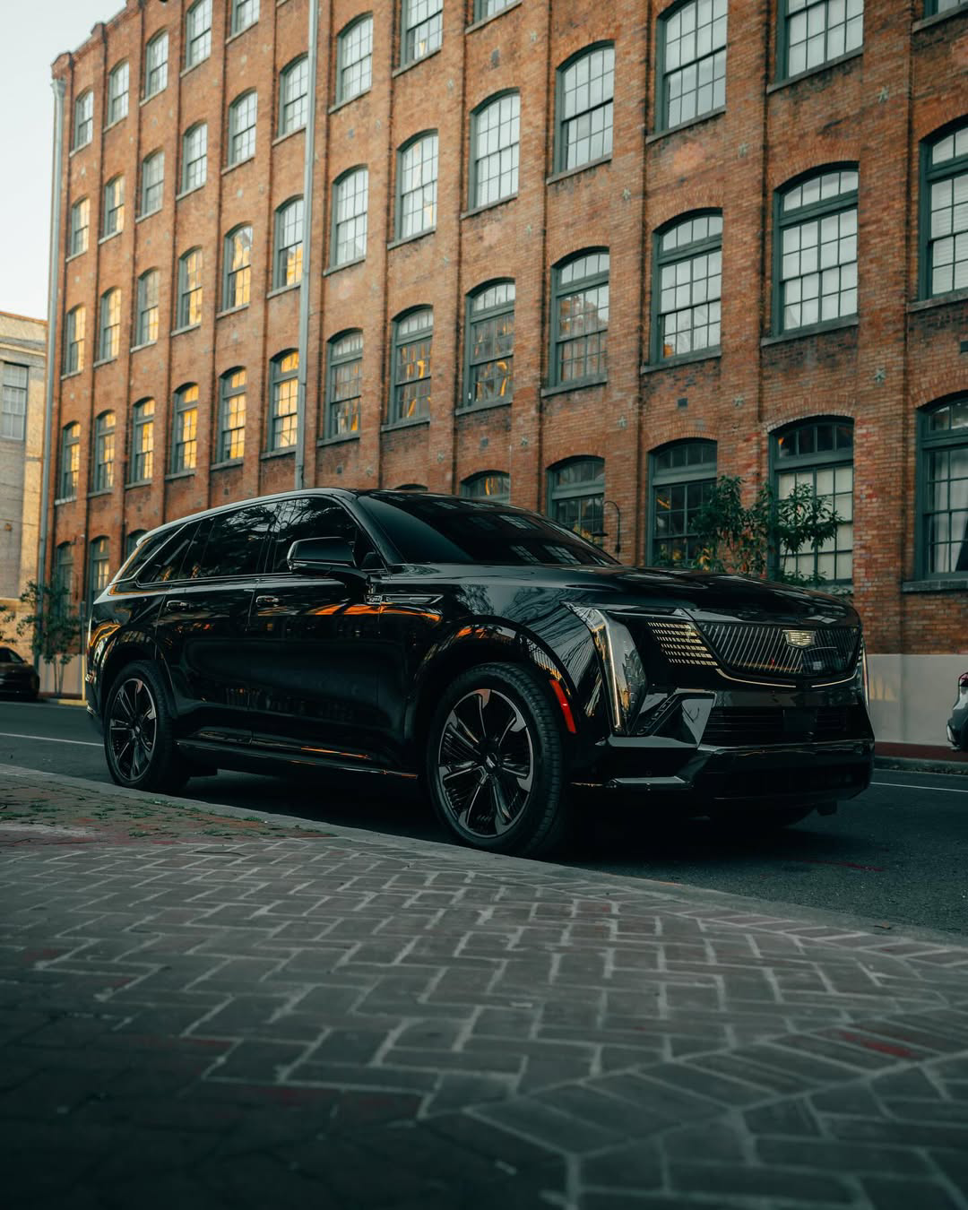 Luxury black car service in New Orleans with professional chauffeur